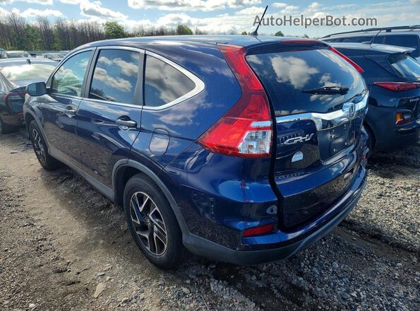 2HKRM4H40GH695782 2016 HONDA CR Blue Trasero izquierdo