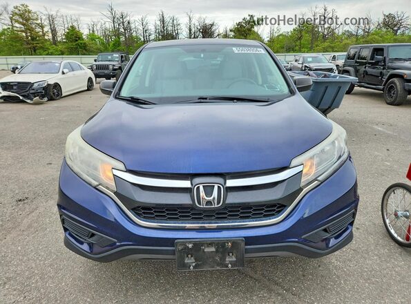 2HKRM4H40GH695782 2016 HONDA CR Blue Vista frontal