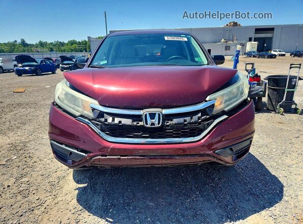 2HKRM4H44GH679357 2016 HONDA CR-V Burgundy Вид спереду