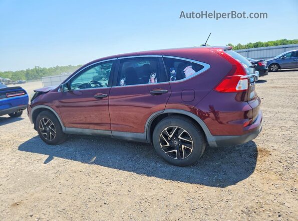 2HKRM4H44GH679357 2016 HONDA CR-V Burgundy Задня ліва чверть
