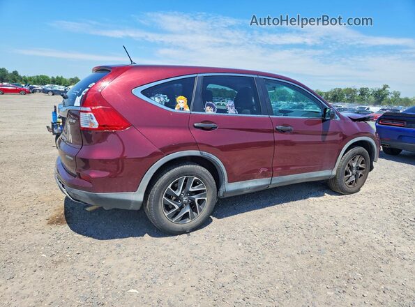 2HKRM4H44GH679357 2016 HONDA CR-V Burgundy Задня права чверть