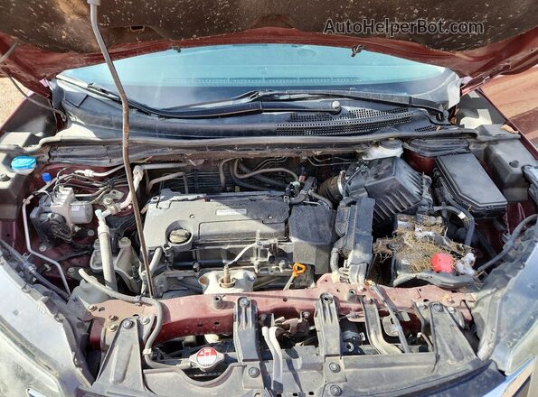 2HKRM4H46GH619595 2016 HONDA CR-V Maroon Вид підкапотного простору