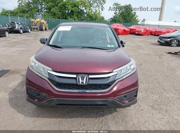 2HKRM4H46GH637384 2016 HONDA CR-V Burgundy Widok zestawu wskaźników