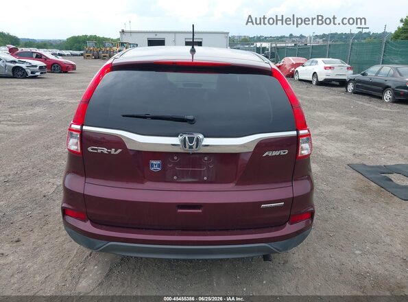 2HKRM4H46GH637384 2016 HONDA CR-V Burgundy 