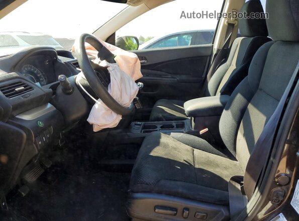 2HKRM4H51GH129221 2016 HONDA CR-V Черный Вид салона спереди