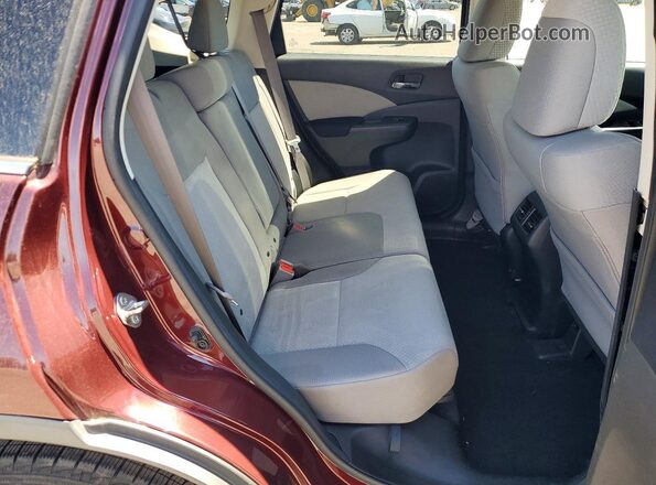 2HKRM4H52GH629596 2016 HONDA CR-V Burgundy უკანა სალონის ხედი