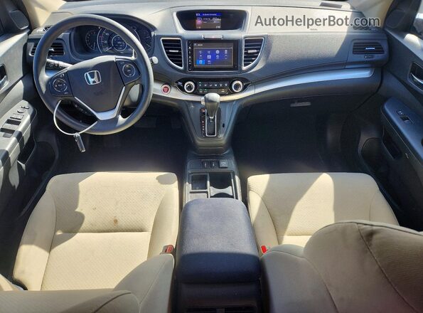 2HKRM4H52GH640324 2016 HONDA CR-V Blue წინა პანელის ხედი