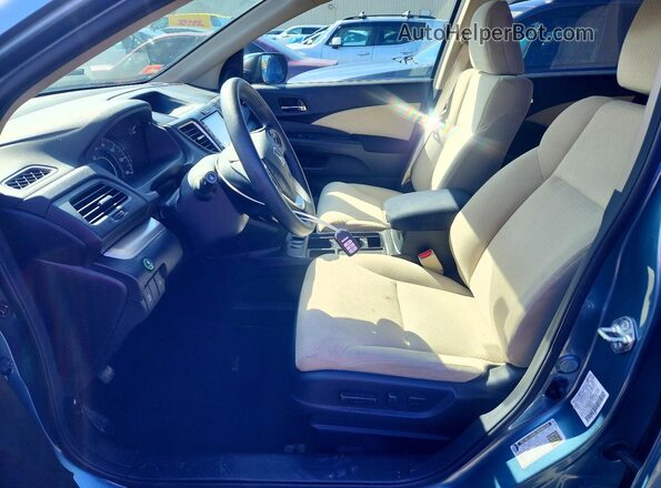2HKRM4H52GH640324 2016 HONDA CR-V Blue წინა სალონის ხედი