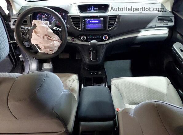 2HKRM4H55GH619306 2016 HONDA CR-V Gray Vista del salpicadero