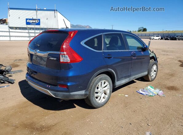 2HKRM4H55GH728672 2016 HONDA CR-V Blue Задня права чверть