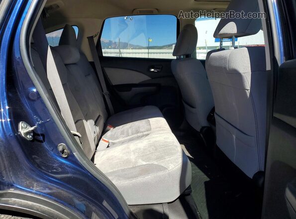 2HKRM4H55GH728672 2016 HONDA CR-V Blue Вид задньої частини салону