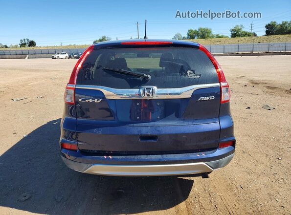 2HKRM4H55GH728672 2016 HONDA CR-V Blue Вид ззаду