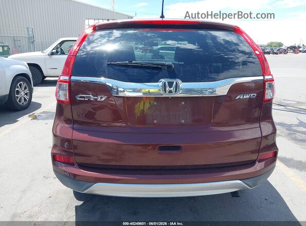 2HKRM4H57GH642912 2016 HONDA CR-V Red 