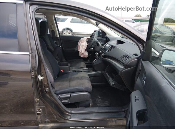 2HKRM4H59GH680786 2016 HONDA CR-V Black Widok wnętrza z przodu