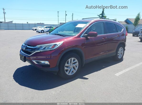 2HKRM4H71GH678161 2016 HONDA CR-V Red Առջևի ձախ երեք քառորդ տեսարան