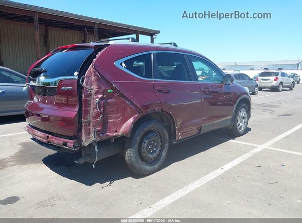2HKRM4H71GH678161 2016 HONDA CR-V Red Հետևի աջ