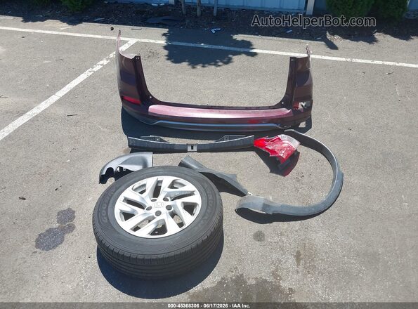 2HKRM4H71GH678161 2016 HONDA CR-V Red Սարքավորումների վահանակի տեսք