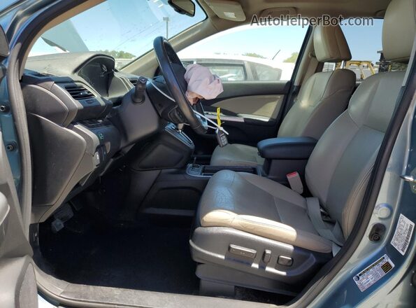 2HKRM4H75GH667633 2016 HONDA CR-V Blue Front interior view