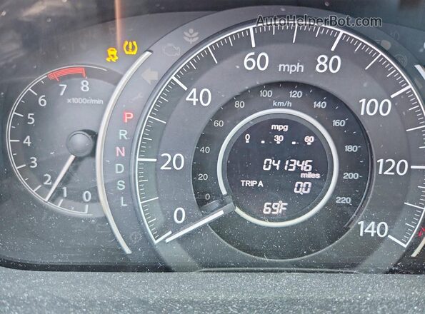 2HKRM4H75GH711940 2016 HONDA CR-V Blue Vista del cuadro de instrumentos