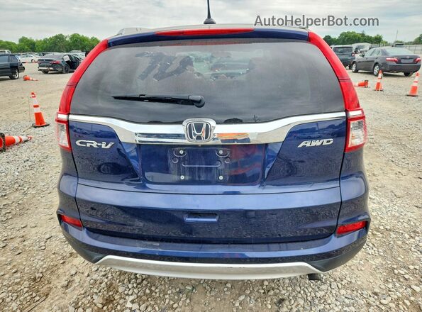 2HKRM4H75GH711940 2016 HONDA CR-V Blue Vista trasera