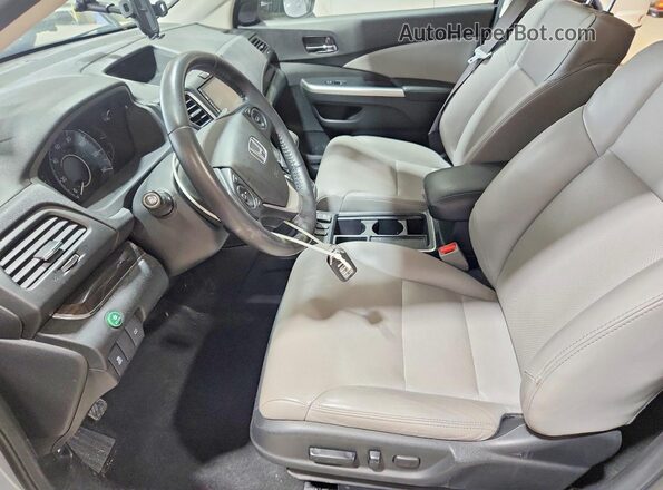 2HKRM4H79GH653363 2016 HONDA CR-V Серебряный Вид салона спереди