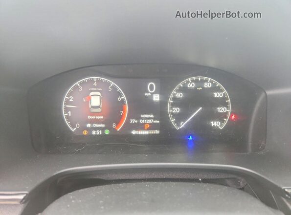 2HKRS3H20TH312822 2026 HONDA CR-V Gray Instrument cluster view