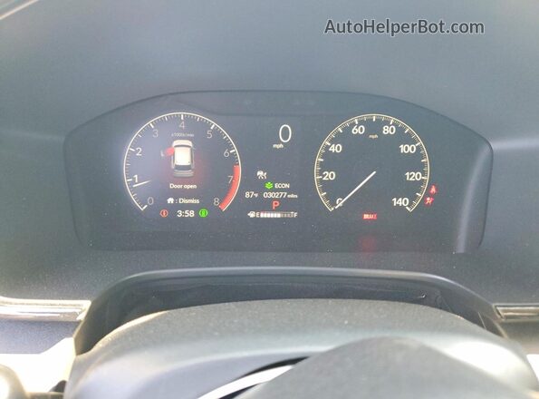 2HKRS3H25RH303347 2024 HONDA CR-V Silver Widok zestawu wskaźników