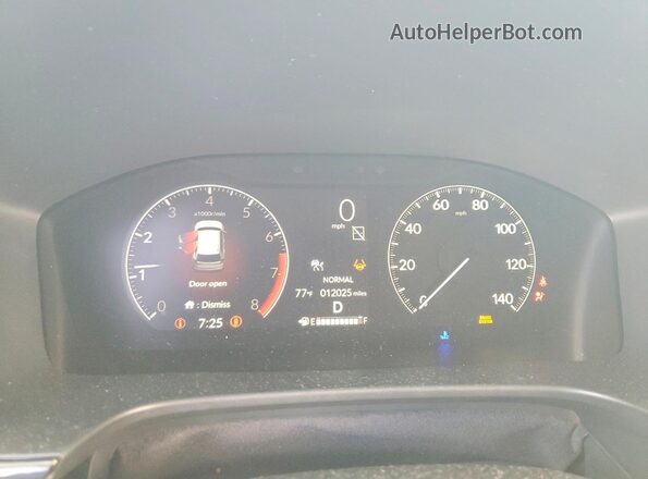 2HKRS3H72RH335314 2024 HONDA CR-V Gray Vista del cuadro de instrumentos