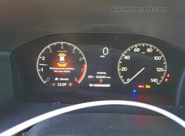 2HKRS3H77RH304043 2024 HONDA CR-V White Instrument cluster view