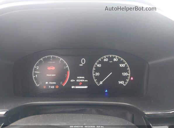 2HKRS3H78RH320509 2024 HONDA CR-V White უკანა სავარძლების ხედი
