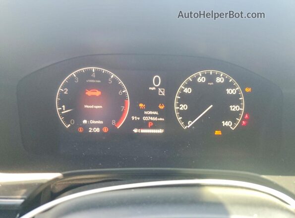 2HKRS3H79RH333558 2024 HONDA CR-V Gray Vista del cuadro de instrumentos