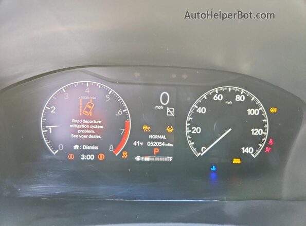 2HKRS4H42RH443752 2024 HONDA CR-V Blue ხელსაწყოთა პანელის ხედი