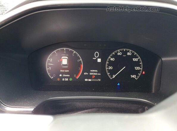 2HKRS4H43TH434730 2026 HONDA CR-V Blue Vista del cuadro de instrumentos