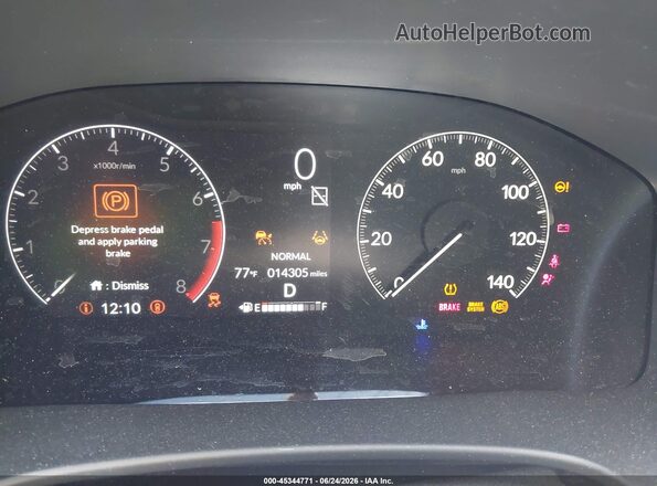 2HKRS4H48RH455629 2024 HONDA CR-V Black Widok tylnych siedzeń