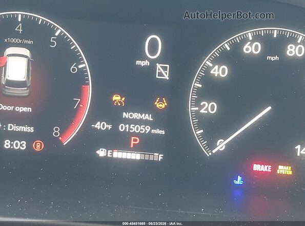 2HKRS4H4XRH468804 2024 HONDA CR-V Blue Widok tylnych siedzeń