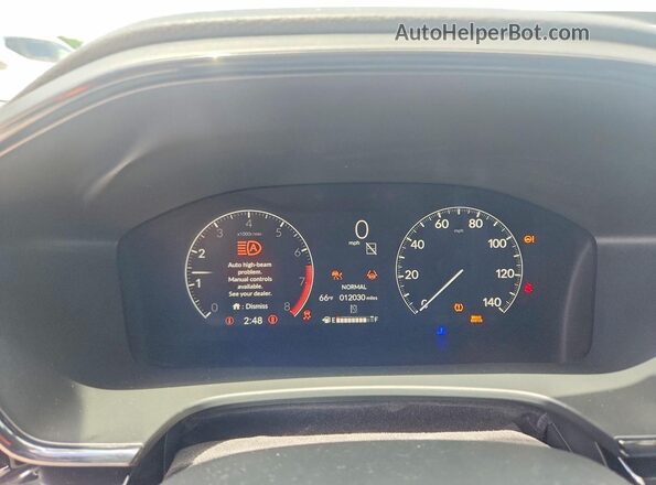 2HKRS4H71SH482283 2025 HONDA CR-V Gray ხელსაწყოთა პანელის ხედი