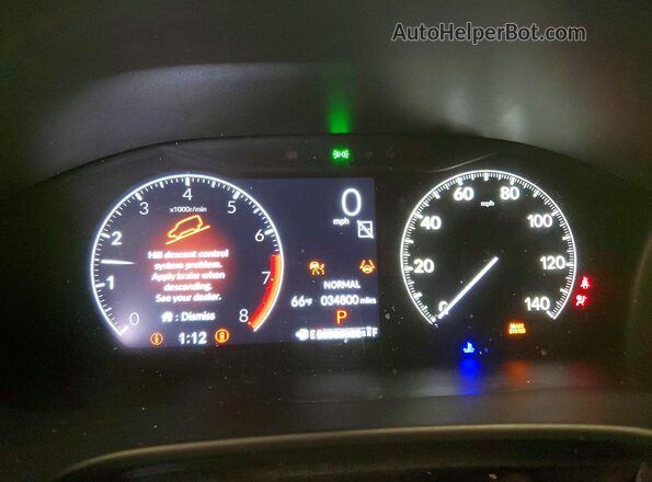 2HKRS4H72RH452994 2024 HONDA CR-V Gray ხელსაწყოთა პანელის ხედი