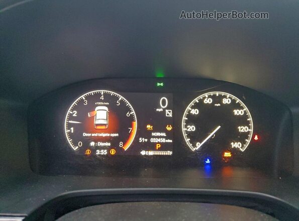 2HKRS4H7XPH400705 2023 HONDA CR-V Серебряный Вид щитка приборов