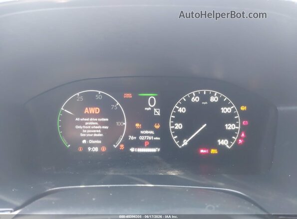 2HKRS6H95SH803495 2025 HONDA CR-V Red Widok tylnych siedzeń