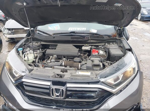 2HKRW1H50MH425058 2021 HONDA CR-V Gray Widok z tyłu