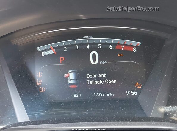 2HKRW1H55HH504232 2017 HONDA CR-V White Հետևի նստատեղերի տեսք