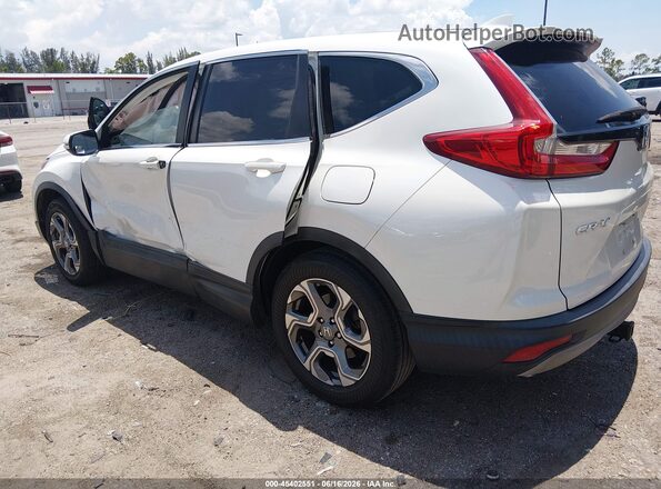 2HKRW1H5XJH518178 2018 HONDA CR-V White Rear left