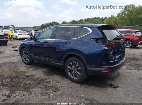 2HKRW1H84NH403804 2022 HONDA CR-V Blue Հետևի ձախ