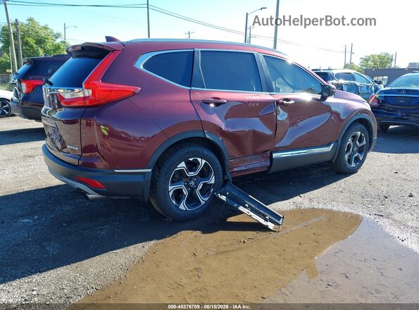 2HKRW1H9XHH504584 2017 HONDA CR-V Maroon Задня права чверть