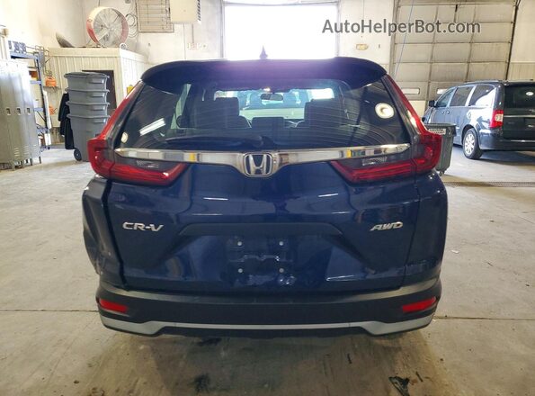 2HKRW2H21LH602811 2020 HONDA CR-V Blue Widok z tyłu