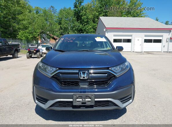 2HKRW2H28LH609349 2020 HONDA CR-V Blue Вид щитка приладів