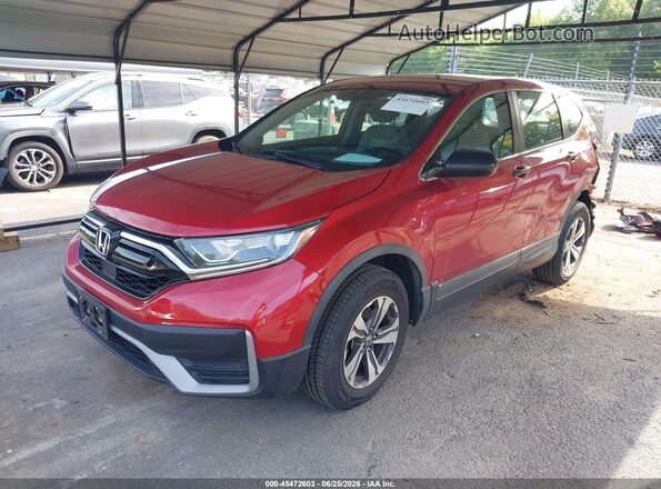 2HKRW2H29LH647804 2020 HONDA CR-V Red Առջևի ձախ երեք քառորդ տեսարան