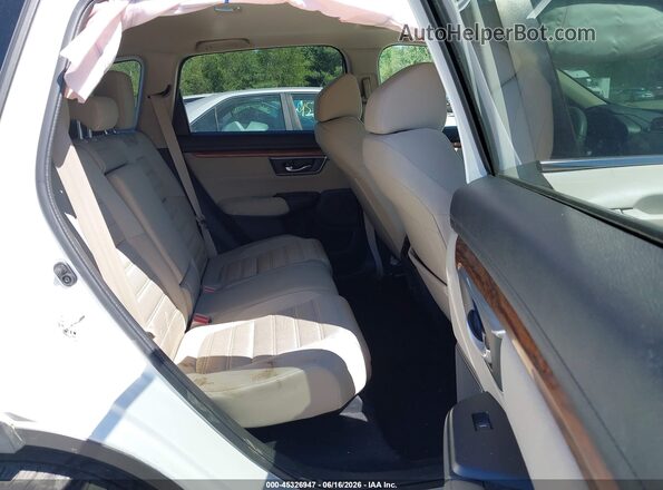 2HKRW2H50HH640046 2017 HONDA CR-V White Vista de la etiqueta del VIN