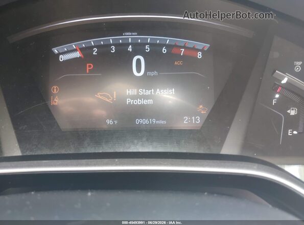 2HKRW2H51LH637875 2020 HONDA CR-V White Widok tylnych siedzeń