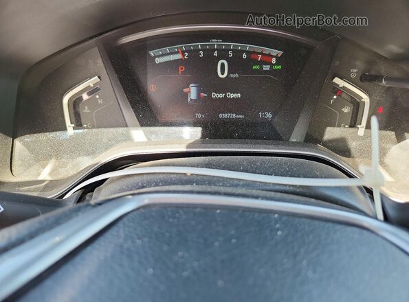 2HKRW2H51MH655715 2021 HONDA CR-V Blue Вид щитка приладів